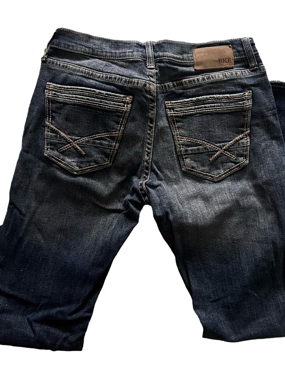 BKE Jake Straight Men’s 33x34 Blue Straight Leg Stretch Denim Jeans - Size 32x34 - Picture 5 of 6